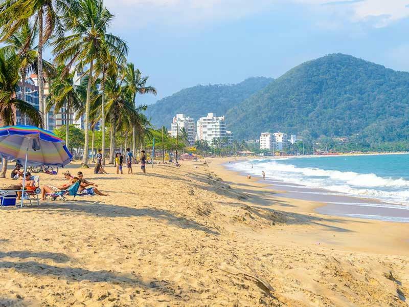 Ap Na Avenida Da Praia Карагуататуба Экстерьер фото